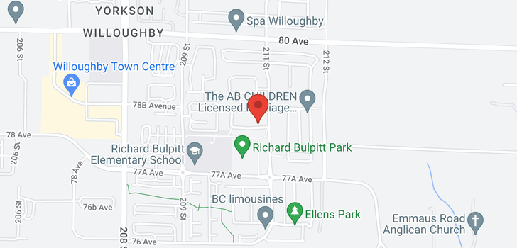 map of 21085 78A AVENUE
